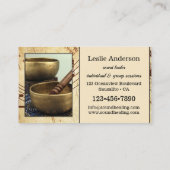 あなたの写真サウンド癒しの音楽スピーチ 名刺 (裏面)