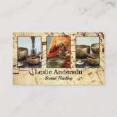 あなたの写真サウンド癒しの音楽スピーチ 名刺 (正面)