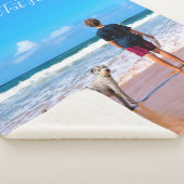 あなたの写真シェラパブランケットカスタム文字名 シェルパブランケット (3/4)