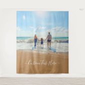 あなたの写真タペストリーとカスタム文字パーソナライズされた タペストリー (正面)