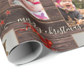 あなたの写真ダークウッドフェスティバルクリスマス ラッピングペーパー (ロールコーナー)