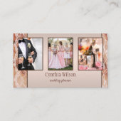 あなたの写真チョコレートレースウェディングプランナー 名刺 (正面)