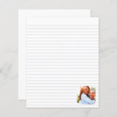 あなたの写真テンプレートが並んだ紙作品 (正面/裏面)