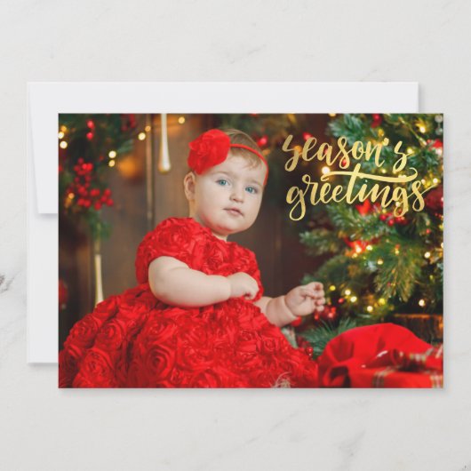 あなたの写真テンプレートwオーバーレイ記念クリスマス (正面)