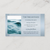 あなたの写真ドリーム青スパマッサージ 名刺 (裏面)