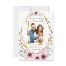 あなたの写真ピンクのアネモネ花ユーカリ