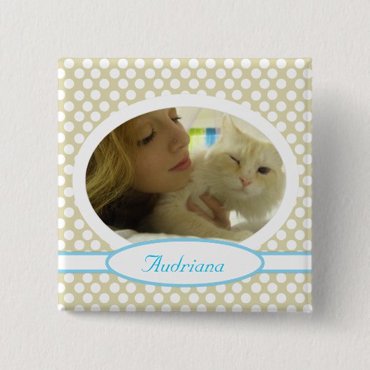 あなたの写真ボタン 缶バッジ (正面)