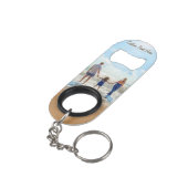 あなたの写真ボトルオープナーキーチェカスタムーンと文字 キーホルダー栓抜き (裏面アングル)