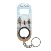 あなたの写真ボトルオープナーキーチェカスタムーンと文字 キーホルダー栓抜き (裏面)