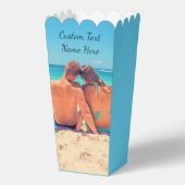 あなたの写真ポップコーン箱カスタム文字 フェイバーボックス (裏面)