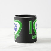 あなたの写真マグカップで私のグールが大好き マグカップ (中央)