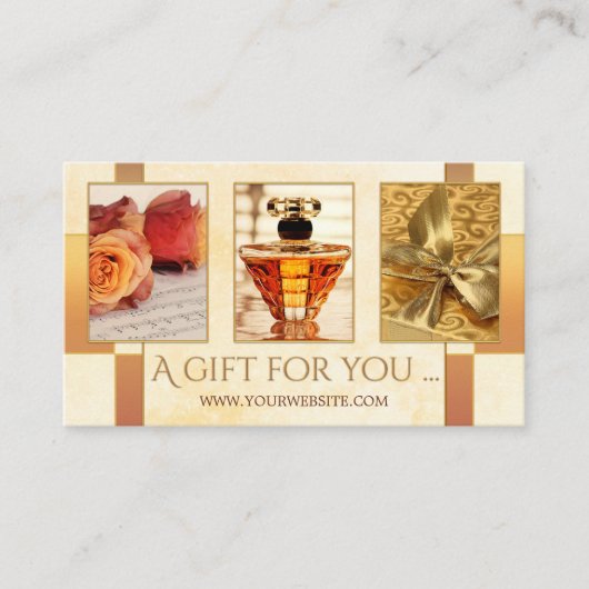 あなたの写真ラグジュアリー記事ギフトカード 割引カード (正面)