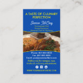 あなたの写真レストランシェフケータリングサービス 名刺 (正面)