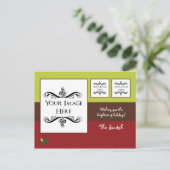 あなたの写真付きホリデー ポストカード (スタンド正面)