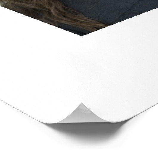 あなたの写真卒業パーティーのサインのポスター ポスター (角)