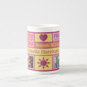 あなたの写真及び一流のカスタムな寮部屋のマグ ボーンチャイナマグカップ (正面)