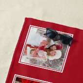 あなたの写真及び文字のカスタムなビーチタオル ビーチタオル (インサイチュ)