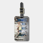 あなたの写真及び文字のカスタムな荷物のラベル ラゲッジタグ (正面縦)