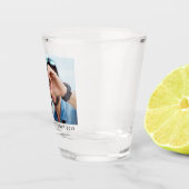 あなたの写真及び文字の小グラス ショットグラス (右)