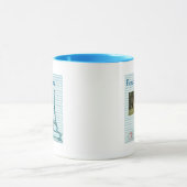 あなたの写真名でパリの思い出をパーソナライズ マグカップ (中央)