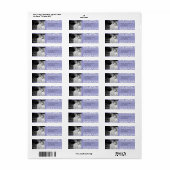 あなたの写真結婚のヴィンテージブラックダマスク ラベル (フルシート)