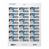 あなたの写真結婚のヴィンテージレガッタ・ダマスク ラベル (フルシート)