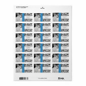 あなたの写真結婚のヴィンテージレガッタ・ダマスク ラベル (フルシート)