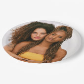 あなたの写真結婚の2つの花嫁LGBTQ ペーパープレート (アングル)