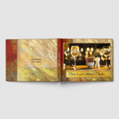 あなたの写真芸術的金ゴールド退職ゲストブック ゲストブック (全面)