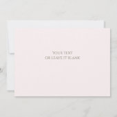 あなたの写真2nd誕生日ガールフラットサンキューカード サンキューカード (裏面)