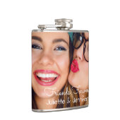 あなたの写真|を個人化なります名前、日付とアップロードして下さい フラスク (右)