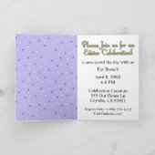 あなたの写真-イースターエッグのクッキー--を加えて下さい シーズンカード (内部)