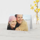 あなたの写真 カード (黄色い花)