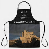 あなたの写真、グリルの王、名前 エプロン (正面)