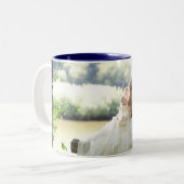 あなたの写真 ツートーンマグカップ (正面左)