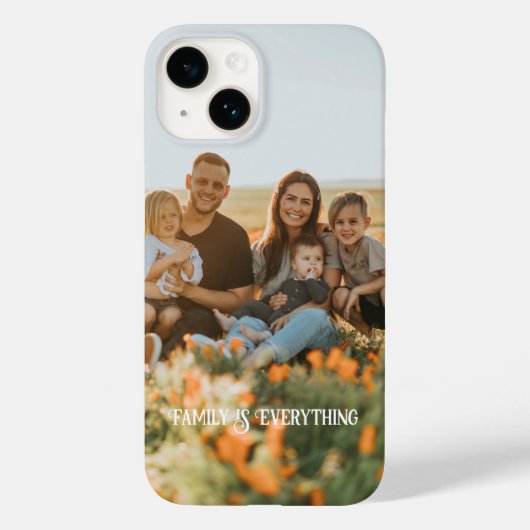 あなたの写真 ファミリーフォト 犬の写真 子供の写真 Case-Mate iPhoneケース (裏面)