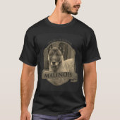 あなたの写真-ベルギー人Malinois --を加えて下さい Tシャツ (正面)