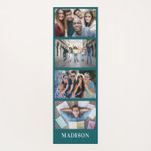 あなたの写真、名前及び色のヨガのマット ヨガマット (裏面)