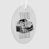 あなたの写真-日産350Z --を加えて下さい オーナメント (正面)