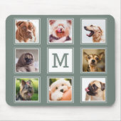 あなたの写真/犬カスタムのモノグラムパッド マウスパッド (正面)