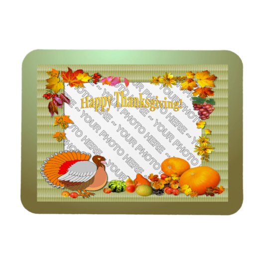 あなたの写真～秋トルコ磁石# 3 マグネット (横)