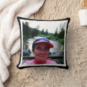 あなたの写真， 10フォトインスタグラムコラージブラックフレーム クッション (ブランケット)