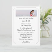 あなたの写真 5x7 招待状 (スタンド正面)