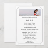 あなたの写真 5x7 招待状 (正面/裏面)