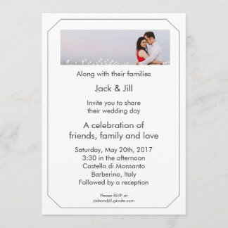 あなたの写真 5x7 招待状