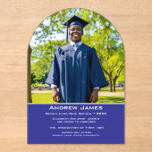 あなたの写真 – arch卒業発表 アクリル招待状 (正面)