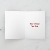 あなたの写真Far Apart Loveグリーティングカード カード (内部)