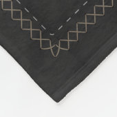 あなたの写真Malinois -ベルギーの羊飼い--を加えて下さい フリースブランケット (角)