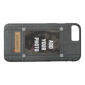 あなたの写真Malinois -ベルギーの羊飼い--を加えて下さい Case-Mate iPhoneケース (裏面(横))