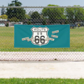 あなたの写真rt 66の旗を加えて下さい 横断幕 (インサイチュ)